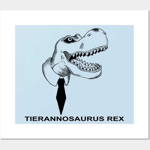 TIERANNOSAURUS REX Wall Art by droidmonkey